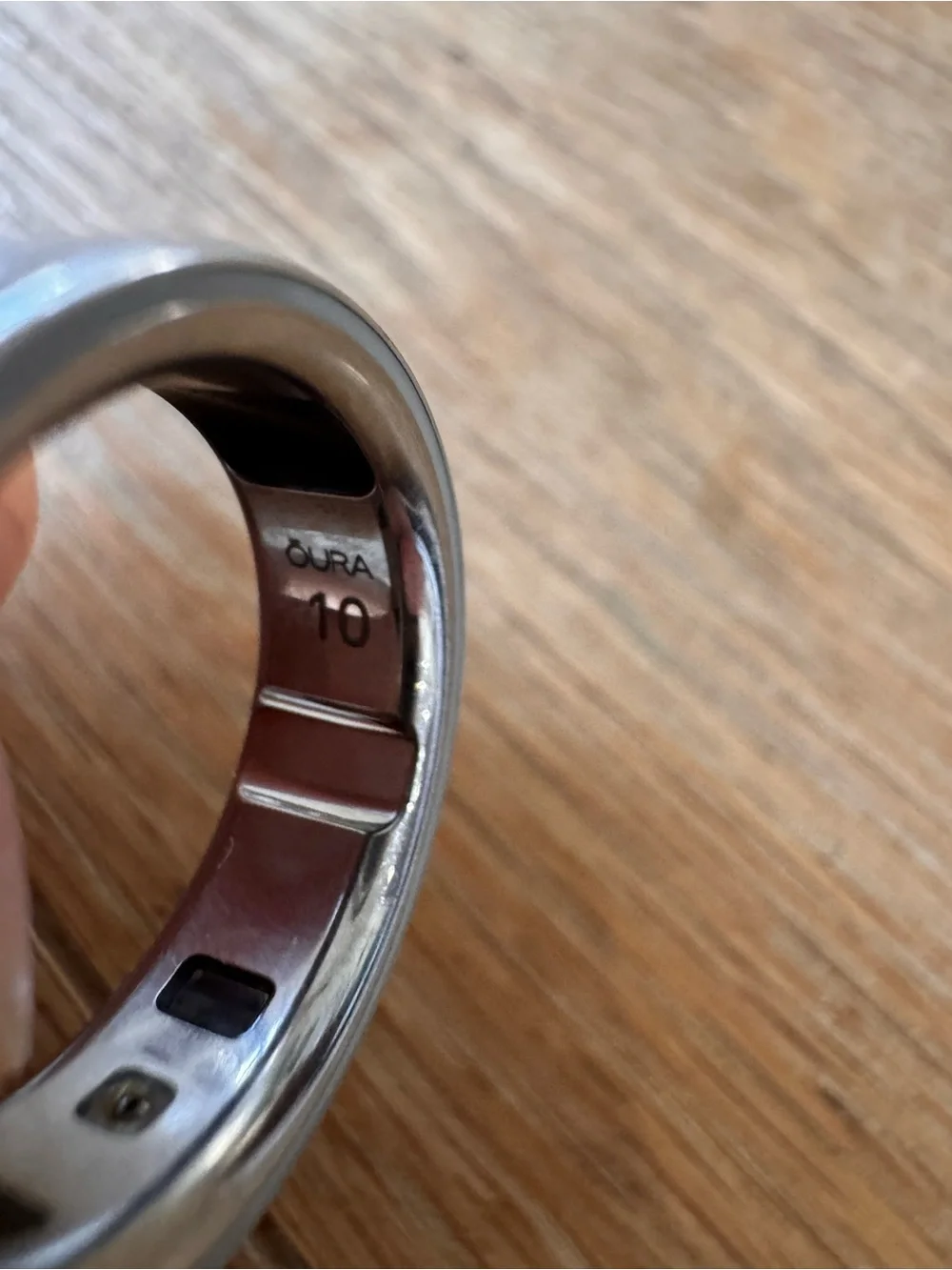 Oura Silver Ring Generation 4 Size 10